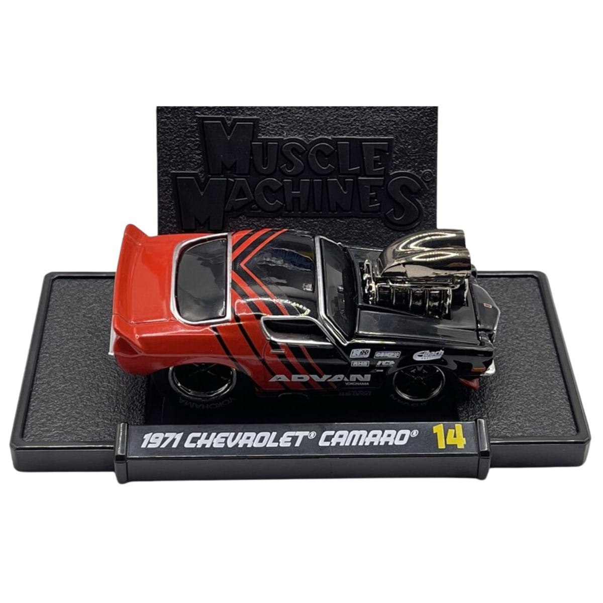 ミニカー s2020 MUSCLE MACHINES 1/24 SCALE 1971 Miniatura Carro Chevrolet Camaro 1971 Muscle Machines 1/64 Maisto