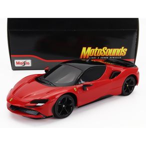 Miniatura-Carro-Ferrari-SF90-Stradale-Motosounds-1-24-Maisto-81732