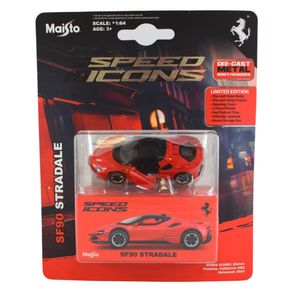 Miniatura-Carro-Ferrari-Stradale-SF90-Vermelho-1-64-Maisto-15703