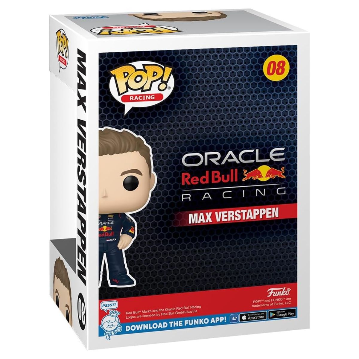 Pop Racing Max Verstappen com Capacete 08 Funko 80580 - limahobbies