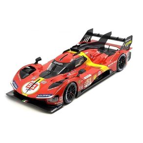 Miniatura-Carro-Ferrari-499P-51-2023-Ferrari-Racing-1-18-Burago-16301