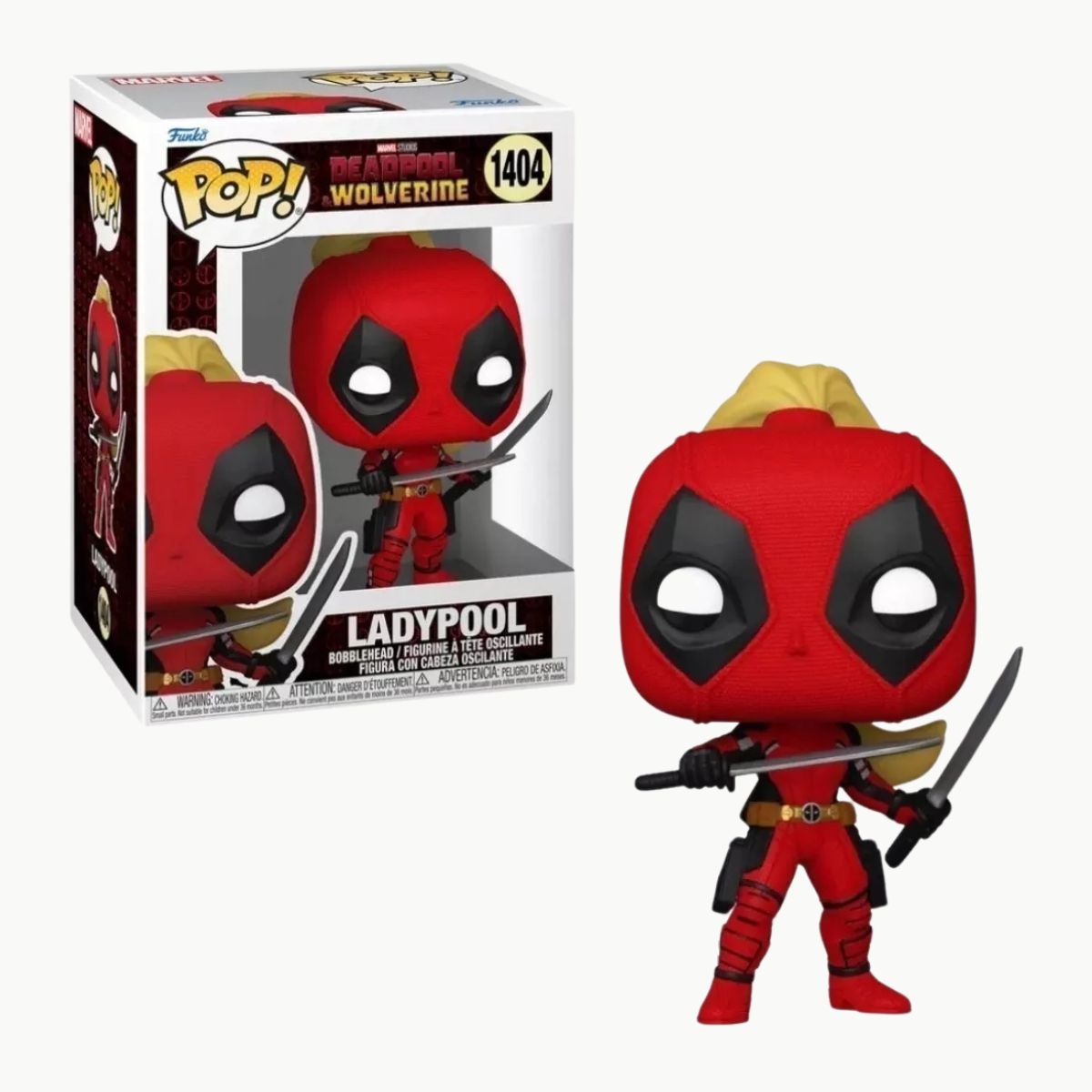 Pop Marvel Deadpool e Wolverine  Ladypool 1404 Funko 85074