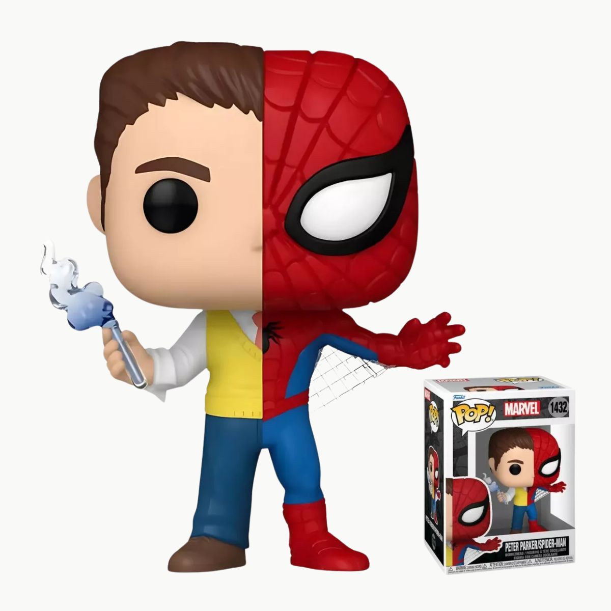 Pop Marvel Split Peter Parker/Homem Aranha 1432 Funko 80892