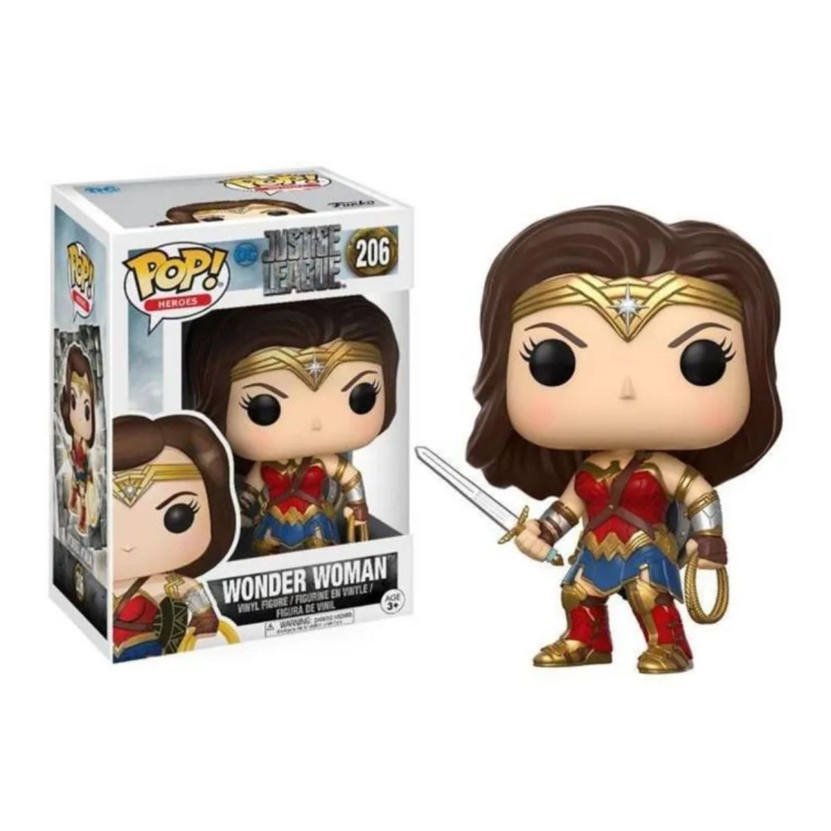 Encontraproduto.com.br - Funko Pop - Justice League - Wonder Woman 206