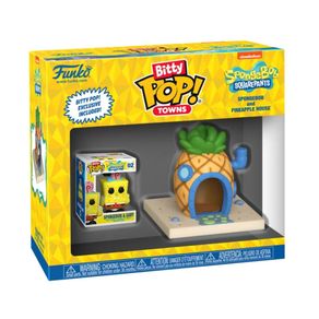 Pop-Bitty-Towns-Bob-Esponja-e-Gary-Casa-de-Abacaxi-Funko-83638