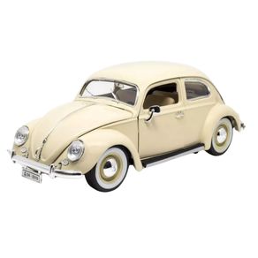 Miniatura-Carro-Volkswagen-Beetle-Bege-1-18-Maisto-12029