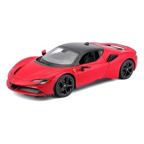 Miniatura-Carro-Ferrari-SF90-Stradale-Vermelho-1-18-Maisto-16015
