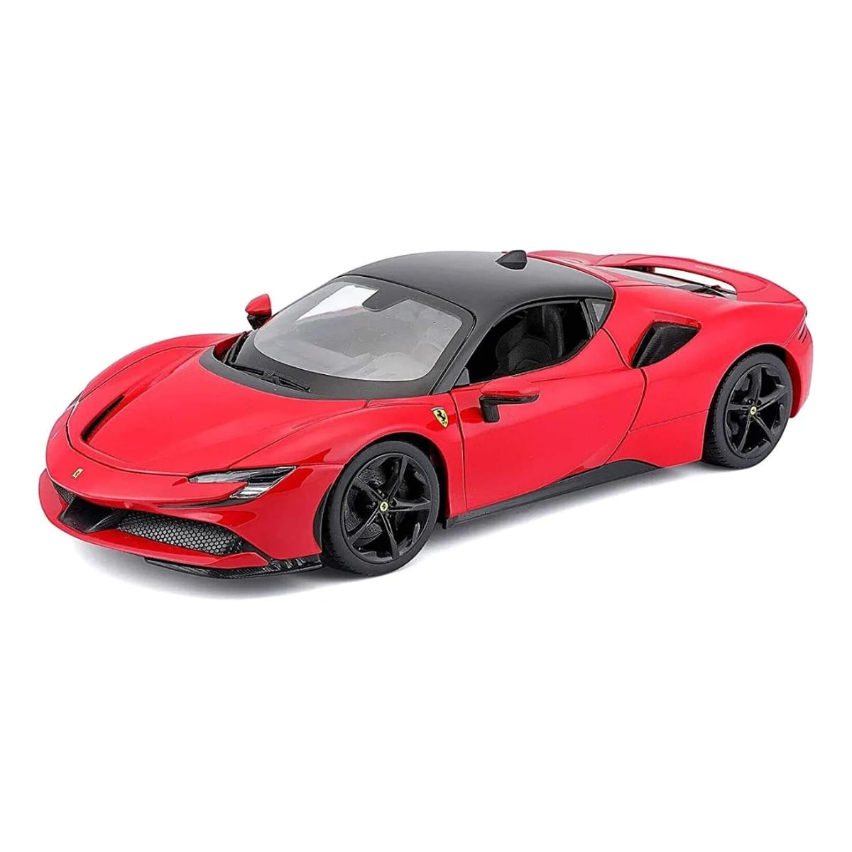 Miniatura Carro Ferrari SF90 Stradale Vermelho 1/18 Maisto 16015