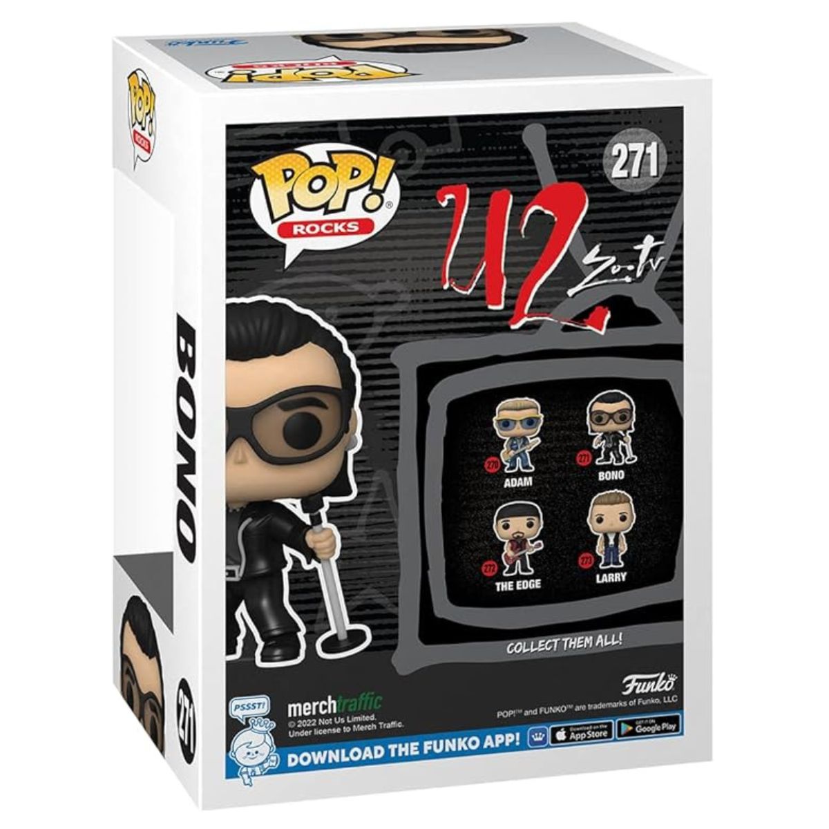 Pop Rocks U2 Zootv Bono Vox 271 Funko 64033 - limahobbies