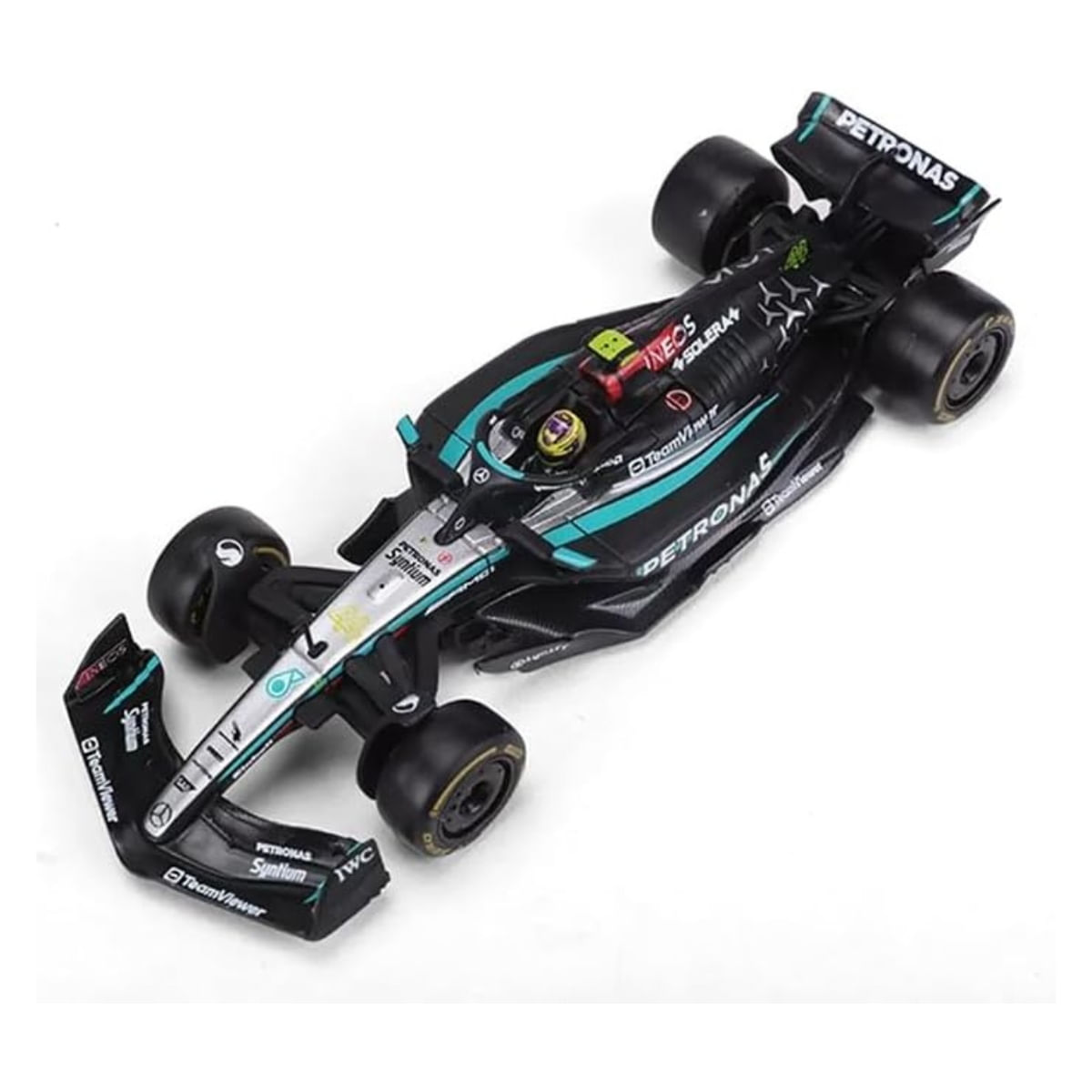 Miniatura Fórmula 1 Mercedes Benz W15 AMG Petronas 2024 44 L