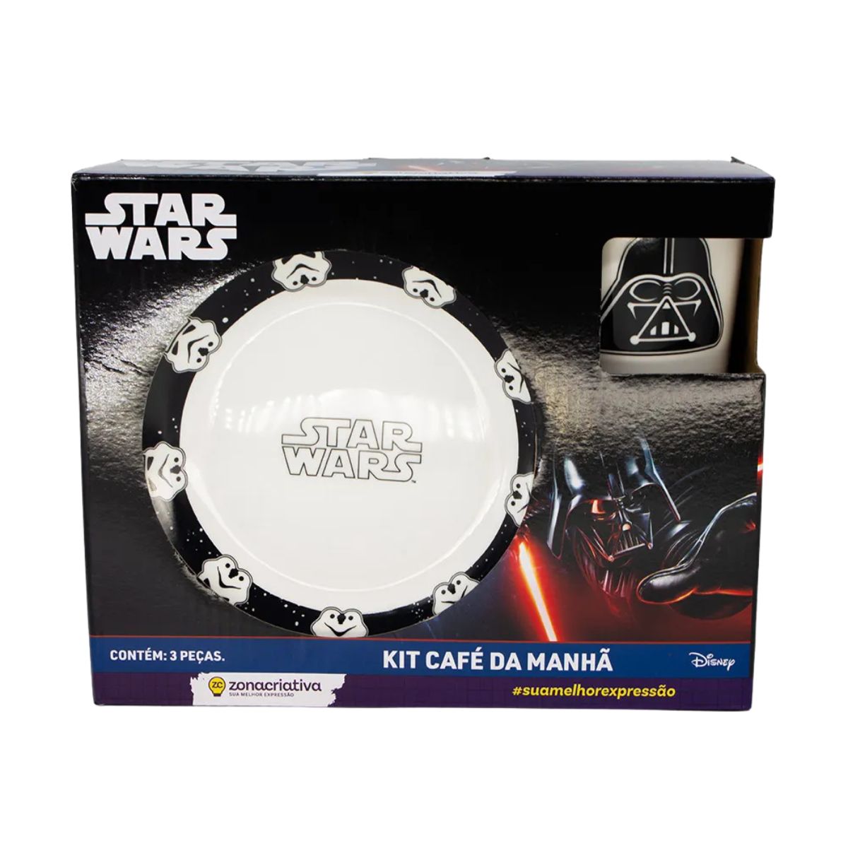 Kit Breakfast Star Wars Zona Criativa 25666 - limahobbies