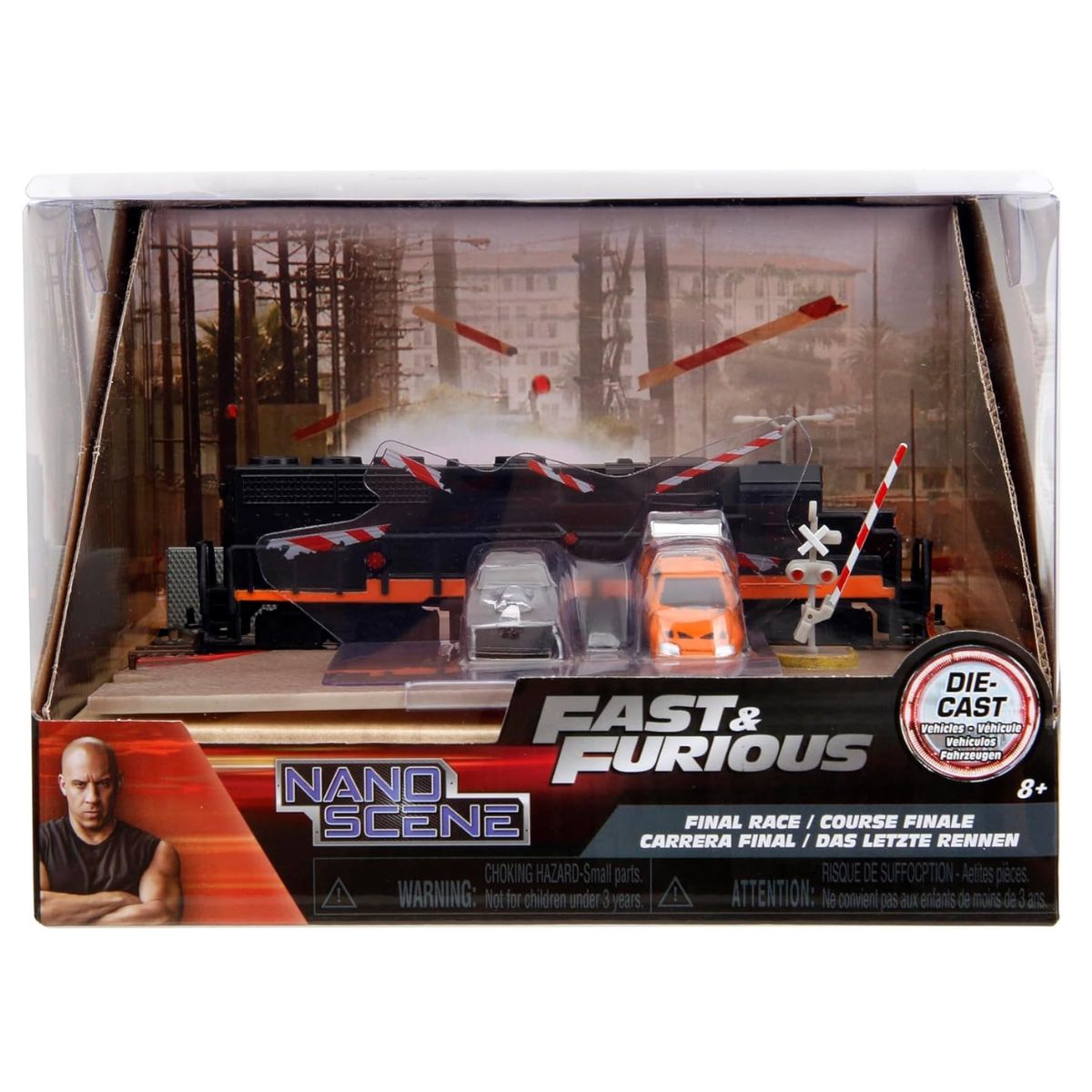 Diorama Fast & Furious Final Race Nano Dio Train Jada 34915