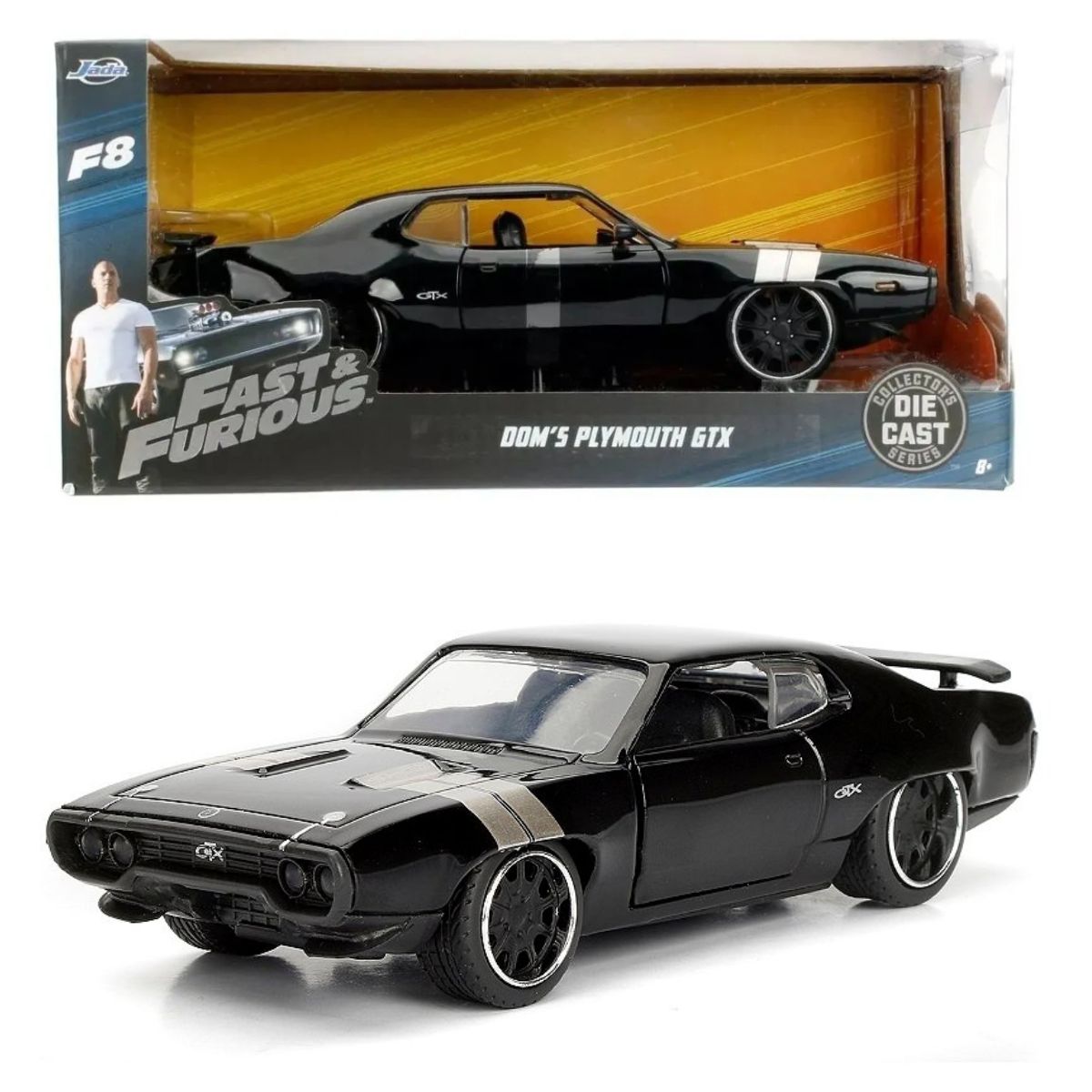 Plymouth Gtx Dom's 1/24 Velozes e Furiosos Jada Jad98292 - limahobbies