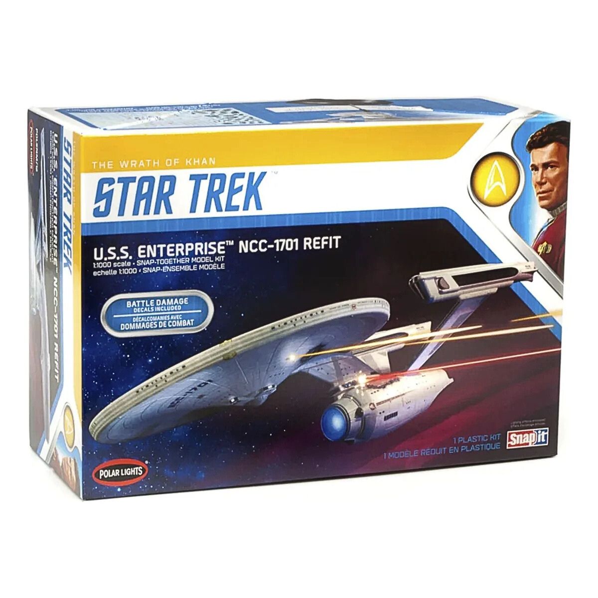 Star Trek Uss Enterprise Ncc-1701 1/1000 Pol 0974M - limahobbies