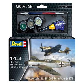 Model-Set-Messerschmitt-Bf109E---Ju87B-Stuka-Revell-63770