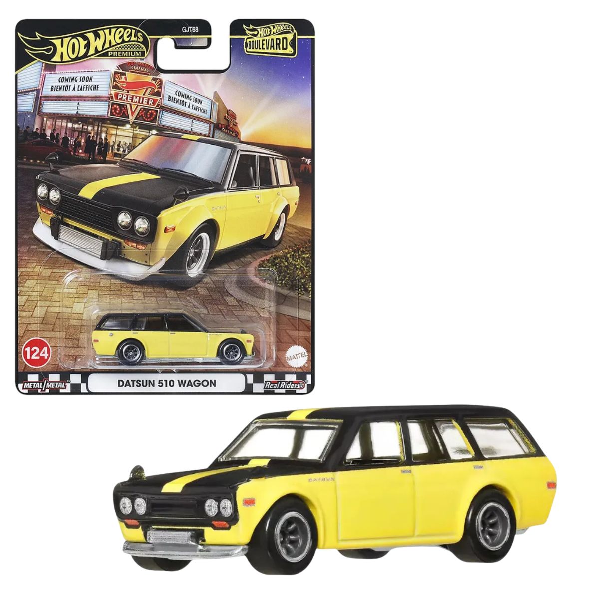 Hot Wheels Boulevard Datsun 510 Wagon 1/64 Mattel GJT68 - limahobbies