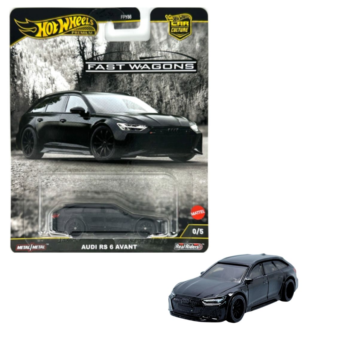 Hot Wheels Fast Wagons Audi Rs 6 Avant 1/64 Mattel FPY86 - limahobbies