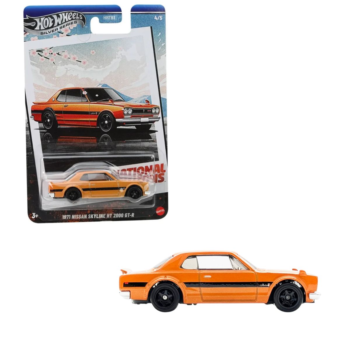 Hot Wheels Nissan Skyline HT 2000 GTR'71 1/64 Mattel HRT81