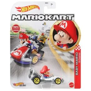 Hot-Wheels-Mario-Kart-Baby-Mario-B-Dasher-1-64-Mattel-GBG25