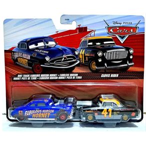 Carros-Disney-Pack-2-Hudson-e-Clovis-1-55-Mattel-DXV99