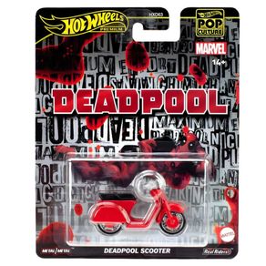 Hot-Wheels-Pop-Culture-Deadpool-Scooter-1-64-Mattel-HXD63