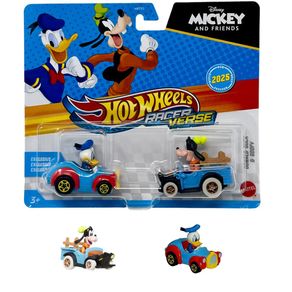 Hot-Wheels-Racer-Verse-Donald-Duck---Goofy-Mattel-HRT55