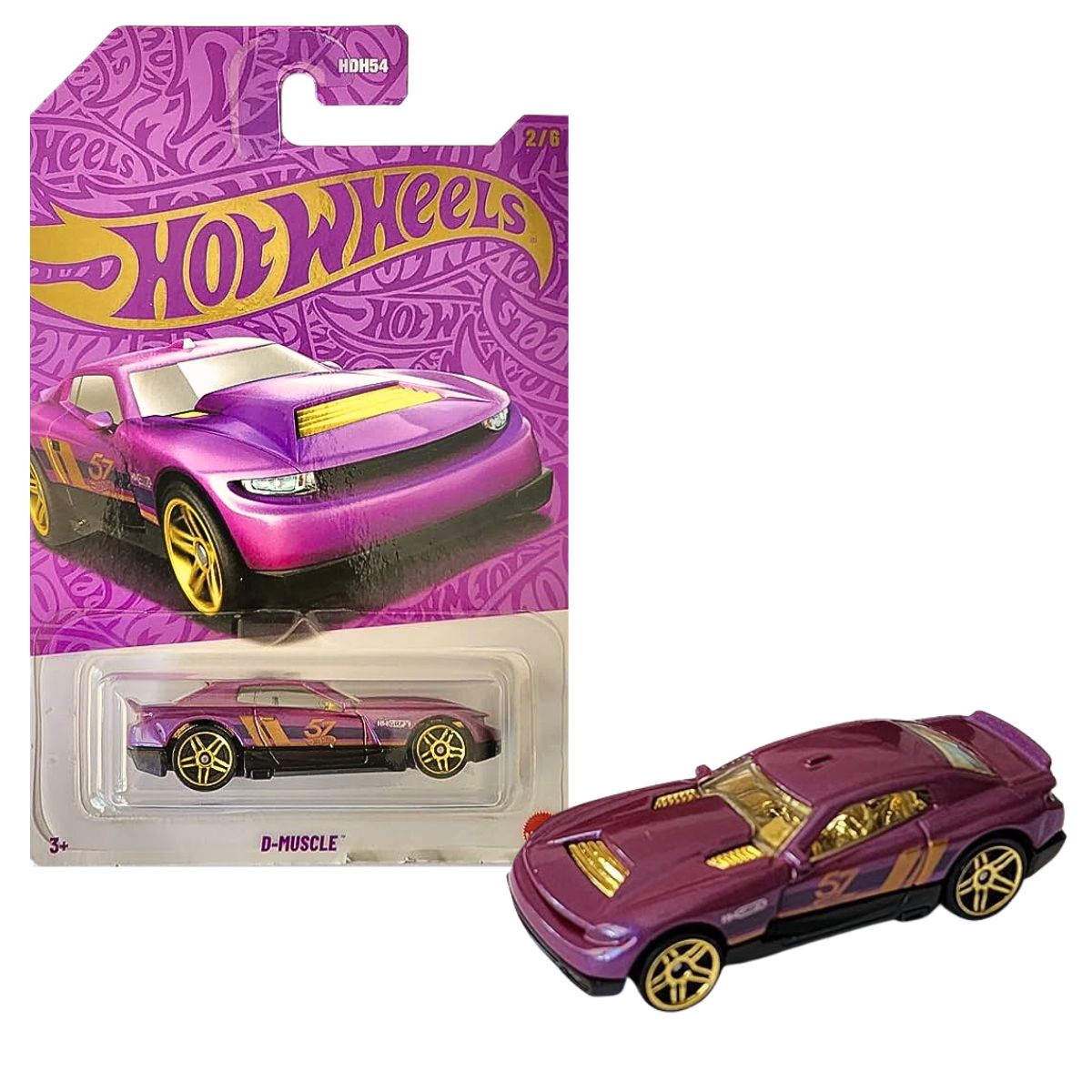 Hot Wheels D-Muscle 57th Anniversary 1/64 Mattel HDH54 - limahobbies