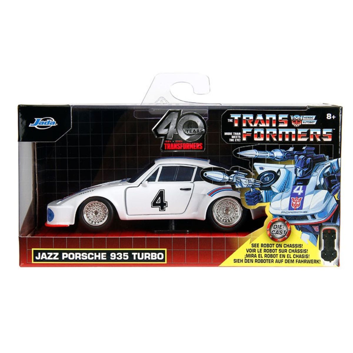 Porsche 935 Turbo Jazz Transformers 1:32 Jada 34793 - limahobbies