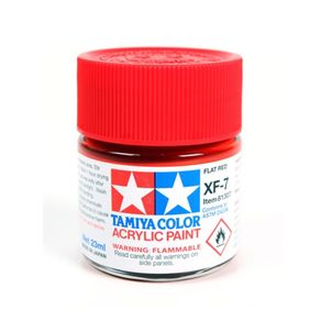 Tinta-Acrilica-Red-Flat-23-ml-XF07-Tamiya-81307