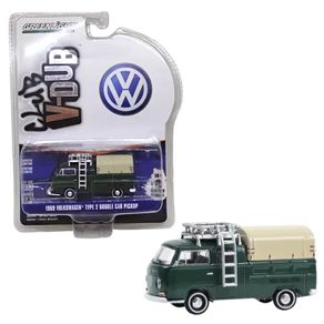 Volkswagen-T2-Double-Cab-Pick-Up-Doka-1969-1-64-Greenlight-36090C
