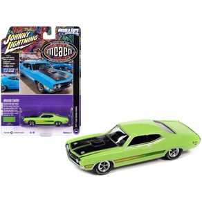 Ford-Torino-Cobra-Lime-1971-1-64-Johnny-Lightning-JLSP287B