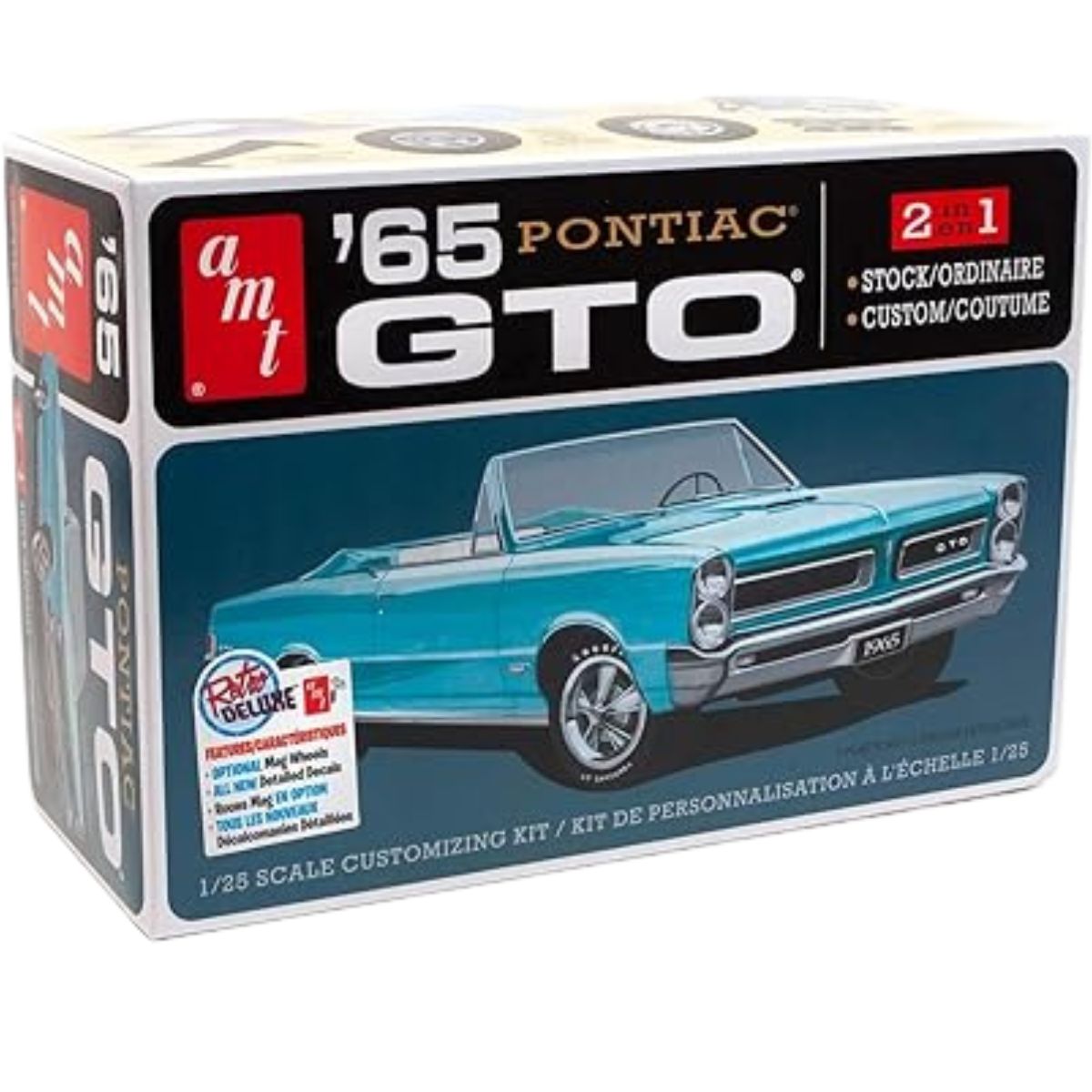 Pontiac GTO 2 em 1 1965 1/25 AMT 1191M
