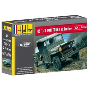 Jeep-Willis-E-Trailer---1-35---Heller-81105