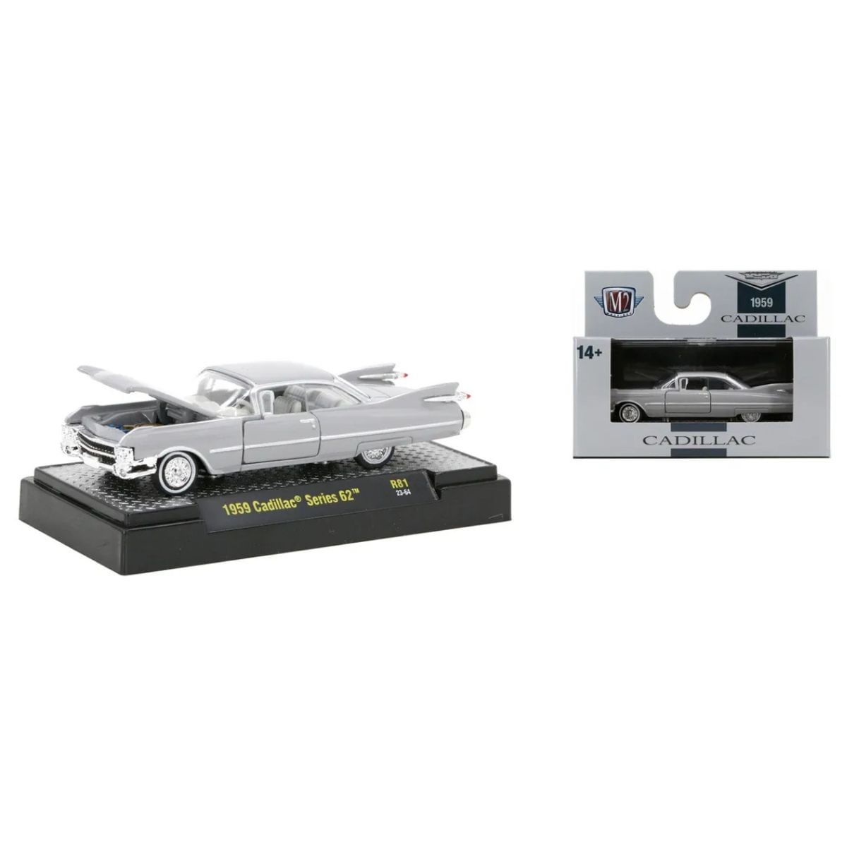 Cadillac Series 62 Cinza 1959 1/64 M2M 3250081B - limahobbies