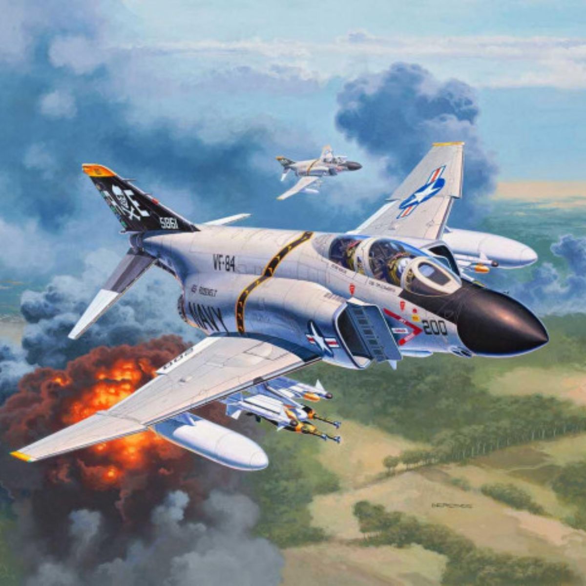 未開封 F-4 Phantom II 1/72スケールモデル Model Set F-4J Phantom II 1/72 Revell 63941 - limahobbies