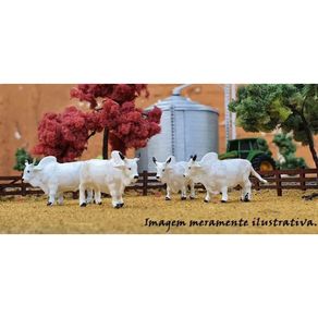 Pack-C--4-Miniaturas-Para-Maquete-Boi-Nelore-Mod--23-Studio-Dio-87223