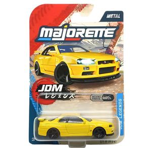 Nissan-Skyline-GTR-R34-JDM-Legends-Amarelo-1-64-Majorette-MAJ2100000