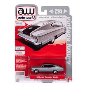 AMC-Rambler-Marlin-1965-Prata-1-64-Auto-World-ATWAWSP157