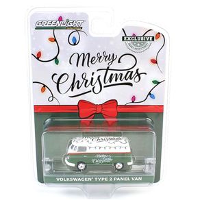 Volkswagen-Kombi-T2-Panel-Christmas-2024-1-64-Greenlight-30484