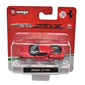 Ferrari-296-GTB-Race-e--Play-Vermelha-1-64-Burago-56000