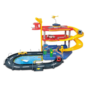 Playset-Street-Fire-Parking-Bburago-30025