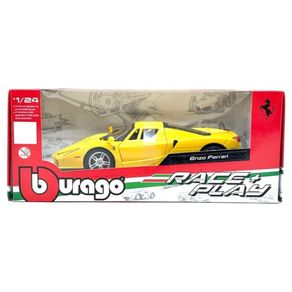 Ferrari-Enzo-Race-e-Play-Amarelo-1-24-Burago-26006