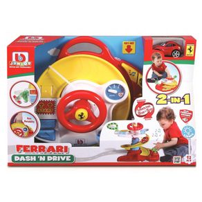 Playset-Ferrari-Dash-n-Drive-Cockpit--2-em-1-Bburago-Jr-22-88803