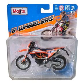 Moto-KTM-690-SMC-R-2023-Laranja-1-18-Maisto-35300