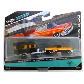 Buick-Century---Alameda-Trailer-1955-Tow---Go-1-64-Maisto-11368