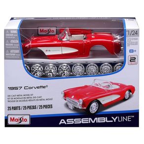 Kit-de-Montar-Corvette-1957-Conversivel-1-24-Maisto-39275