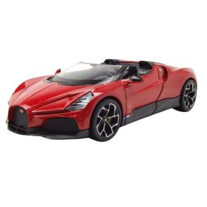 Bugatti-W16-Mistral-1-24-Vermelho-Welly-24127W