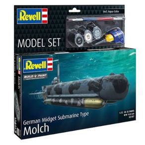 Model-Set-German-Midget-Submarine-Type-MOLCH-1-72-Revel-65187